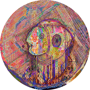 An abstract graphical void