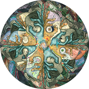 An abstract graphical void